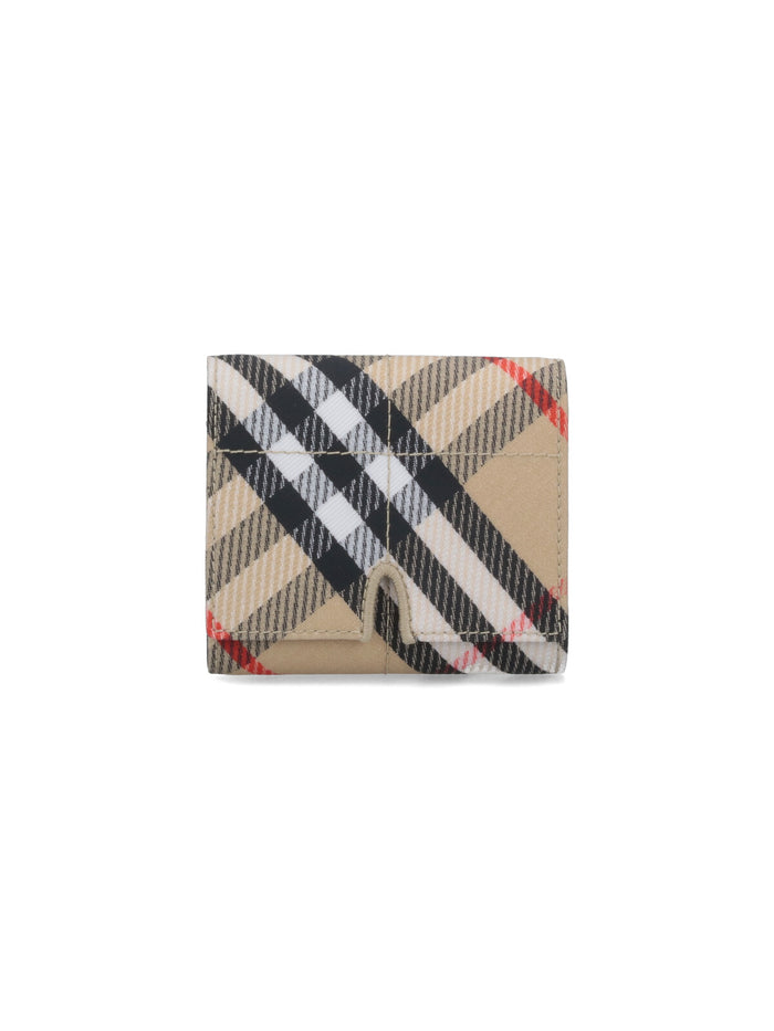 Burberry Wallets Beige Polyester