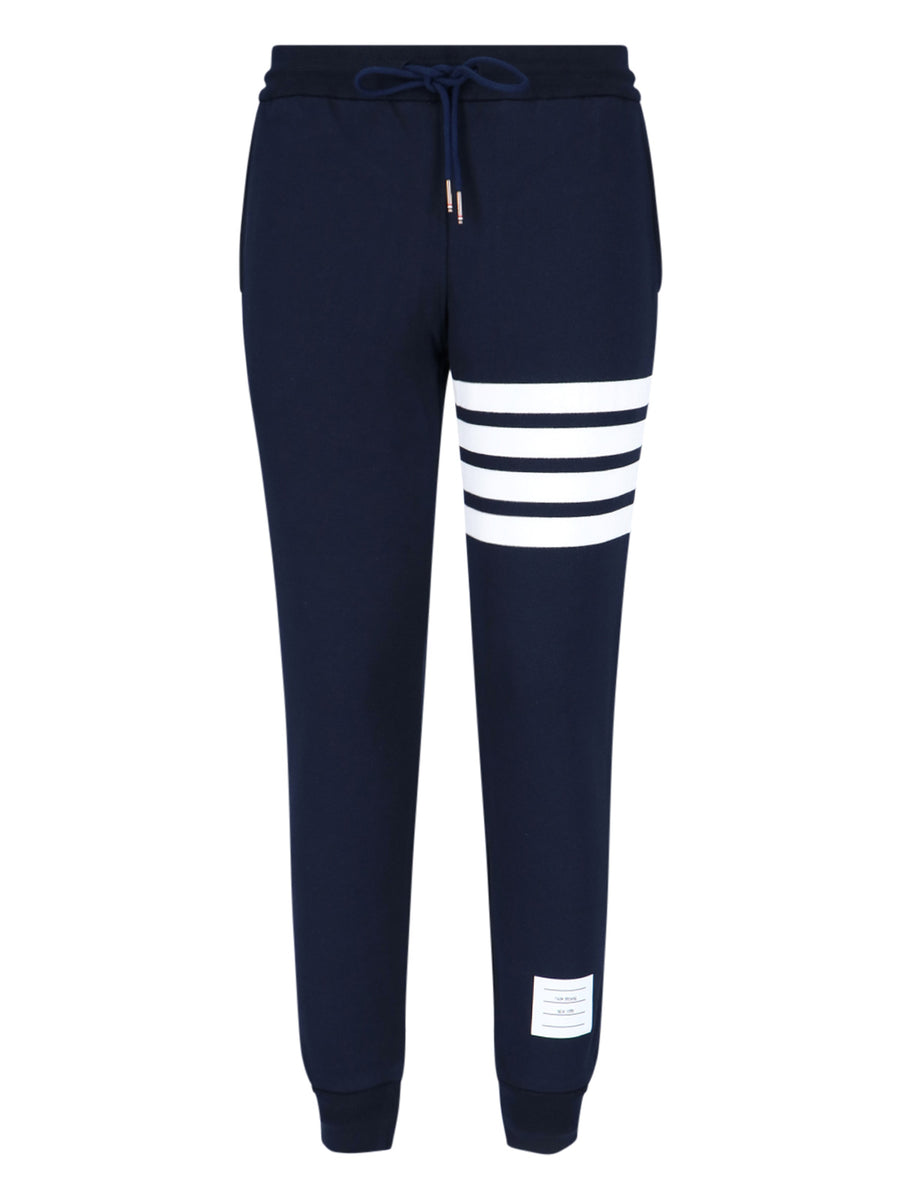 Thom Browne 100% Cotton joggers in navy
