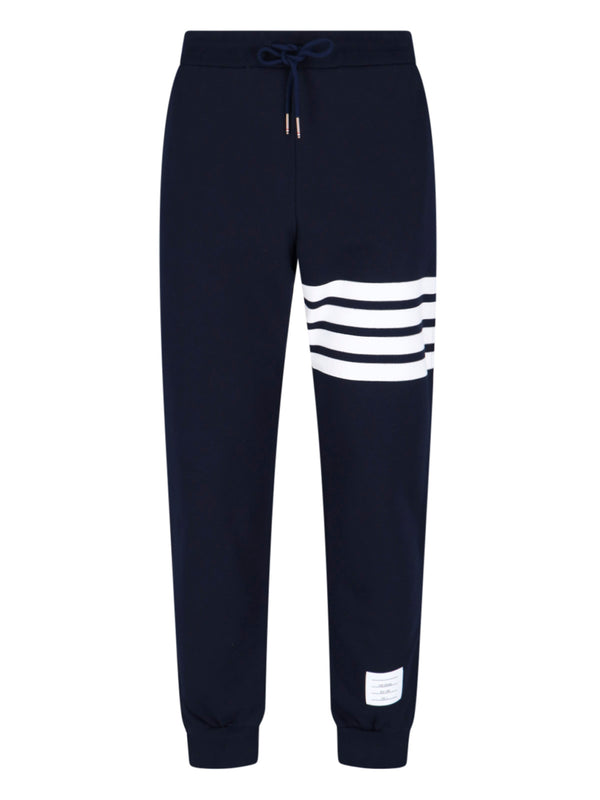 Thom Browne 100% Cotton joggers in navy