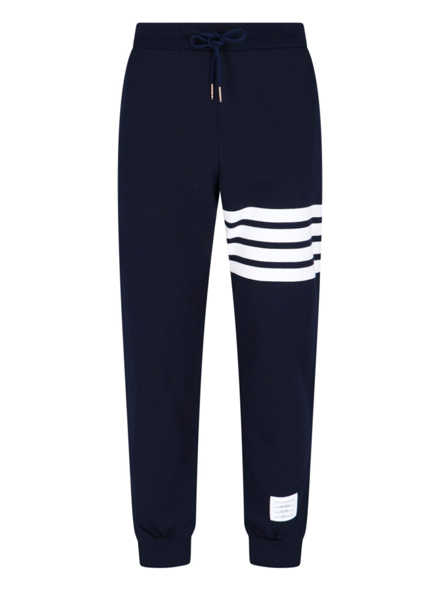 Thom Browne 100% Cotton joggers in navy