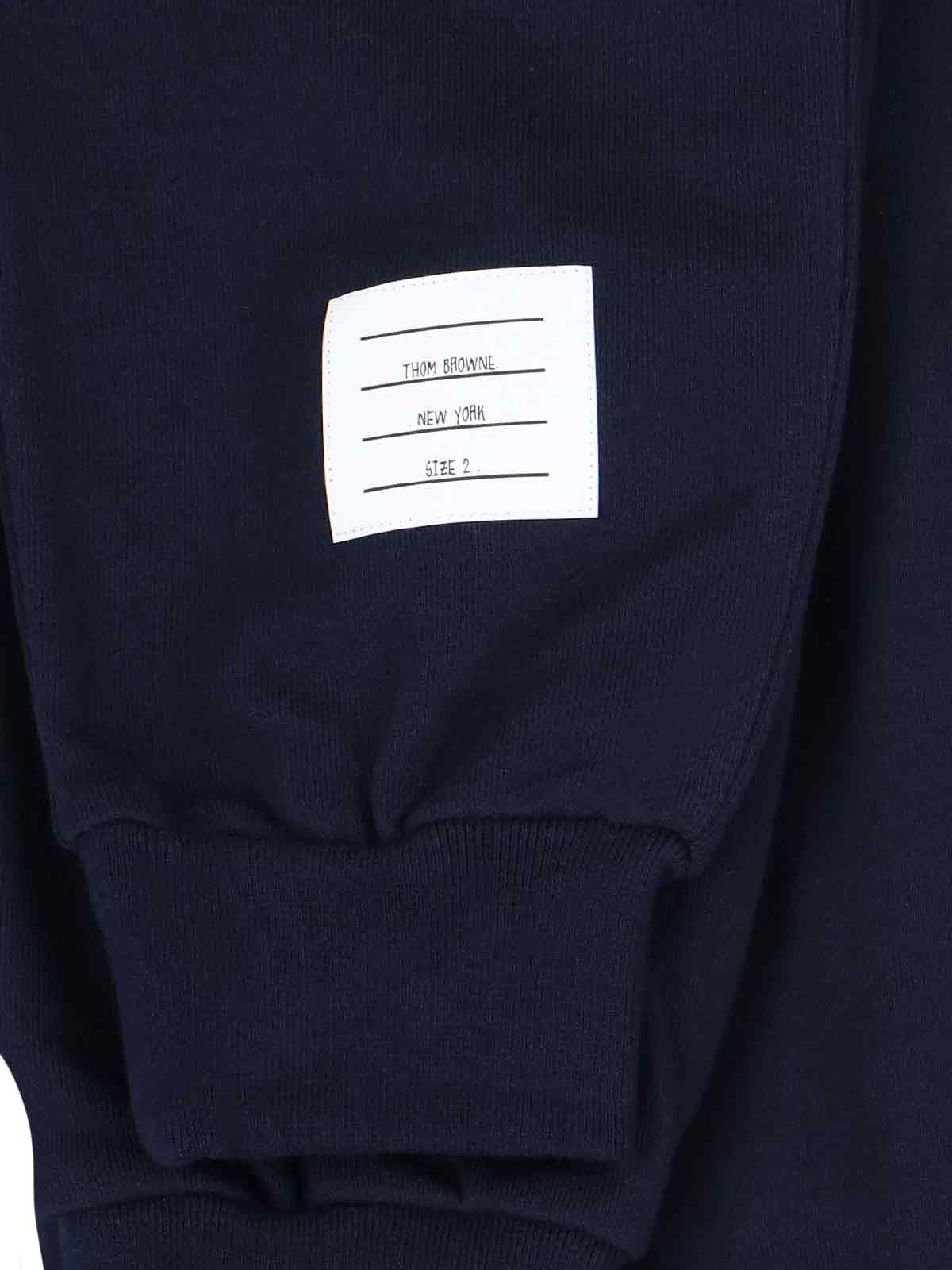 Thom Browne Trousers Blue Cotton