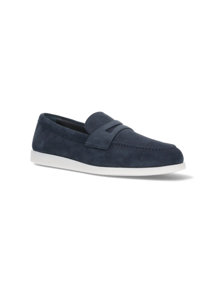 Churchs Flat shoes Blue Calf Leather