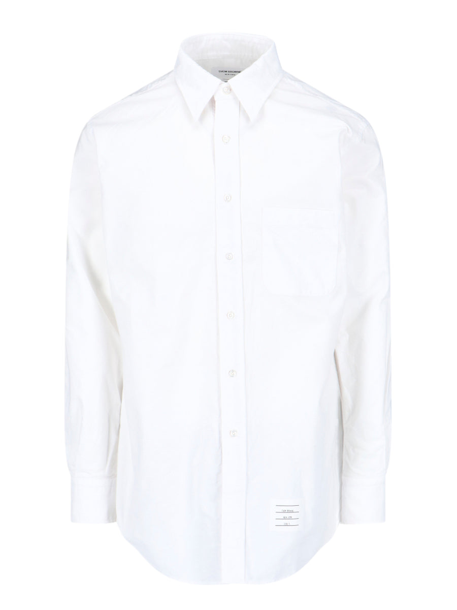 Thom Browne 100% Cotton shirt in white