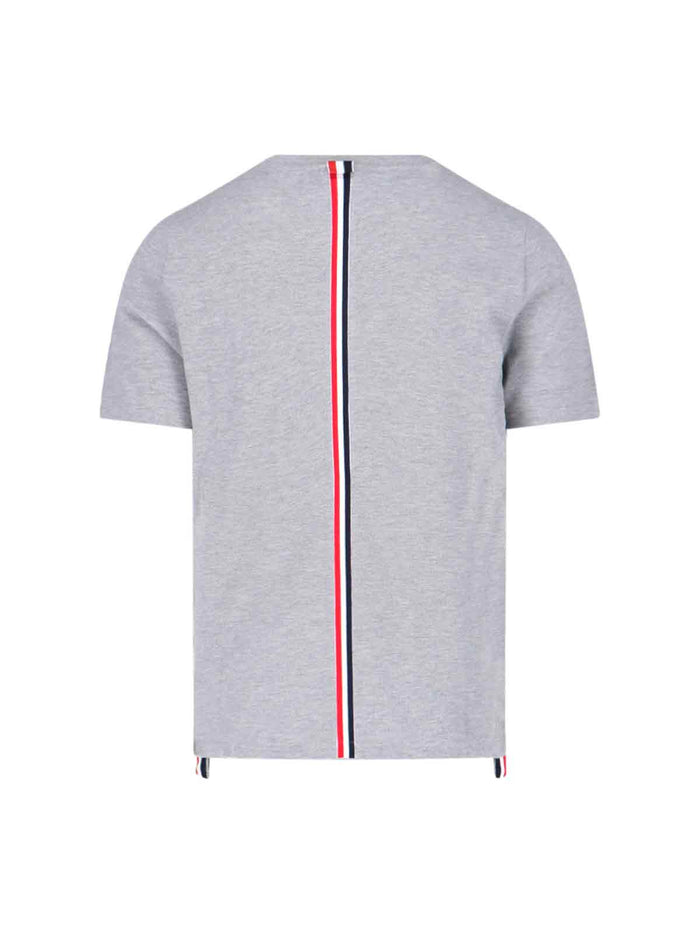 Thom Browne T-Shirts And Polos Grey Cotton