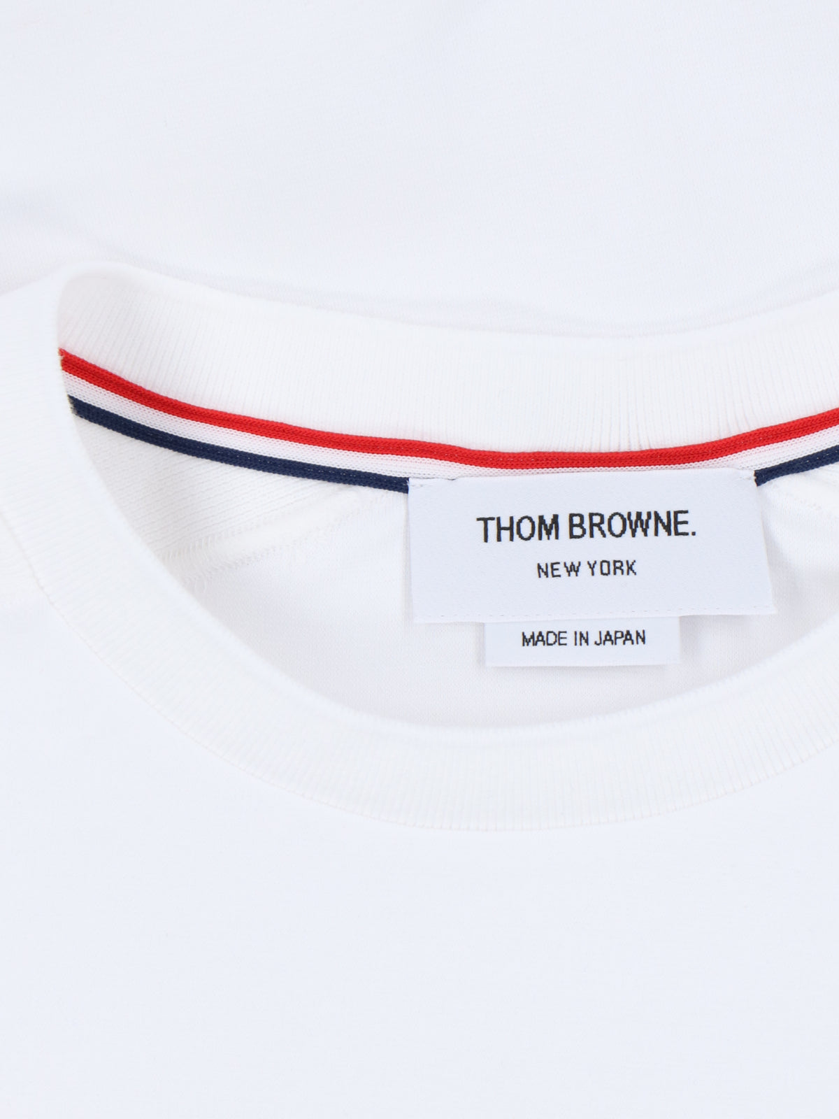Thom Browne T-Shirts And Polos White Cotton