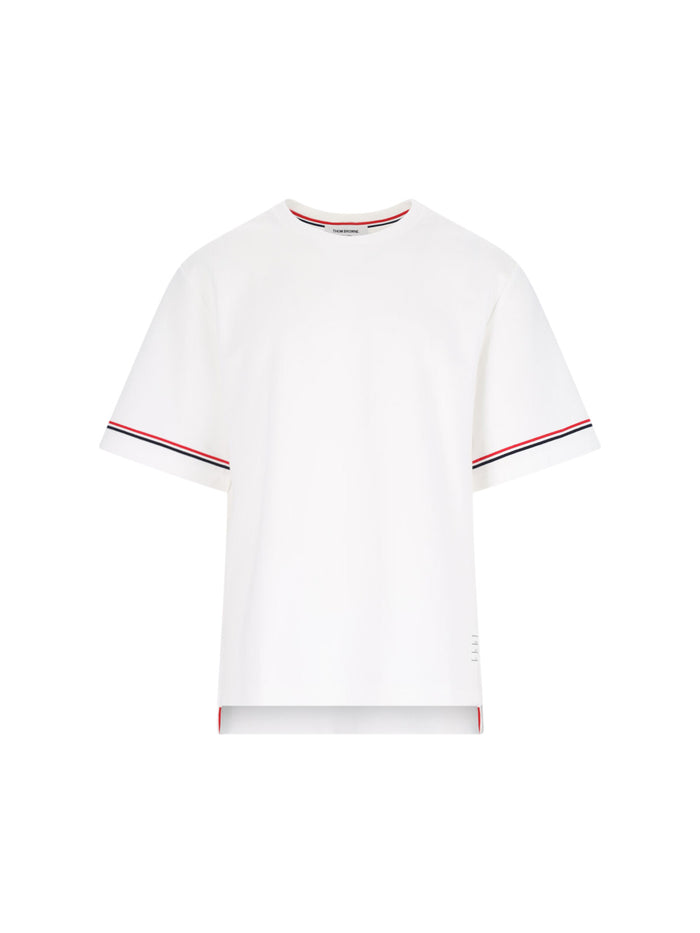 Thom Browne T-shirts and Polos White Cotton