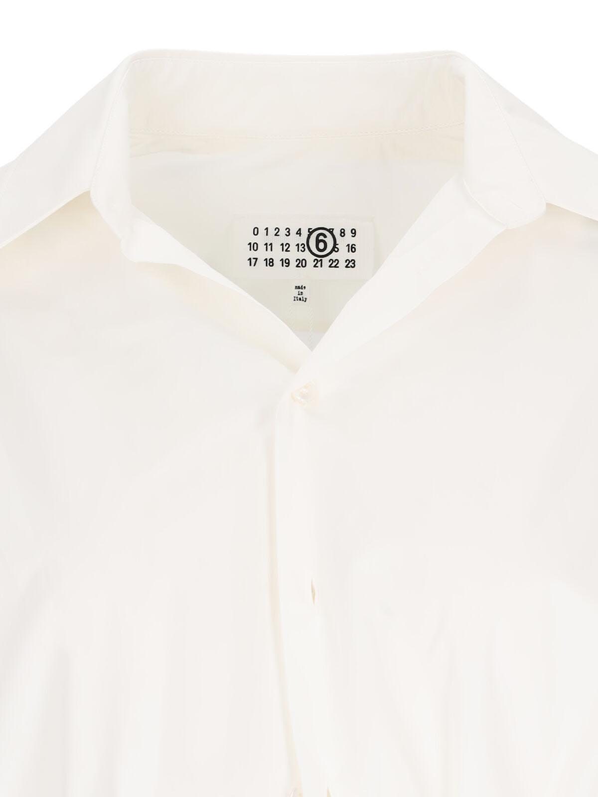 Mm6 Maison Margiela Shirts White Cotton