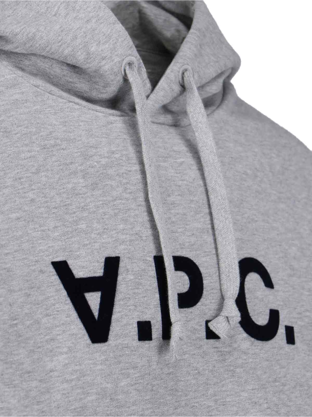 A.p.c. Sweaters Grey Organic Cotton