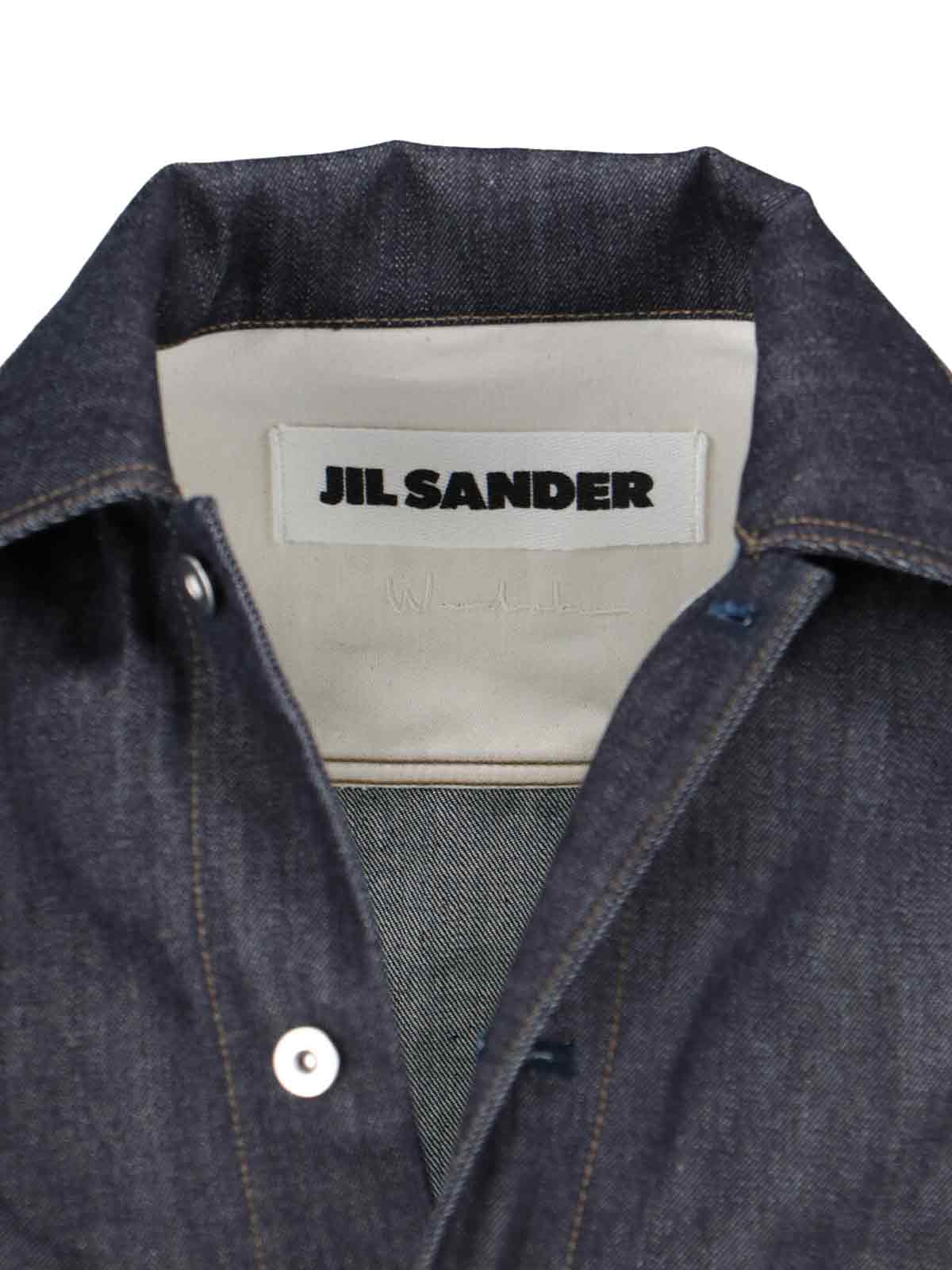 Jil Sander Shirts Blue Cotton