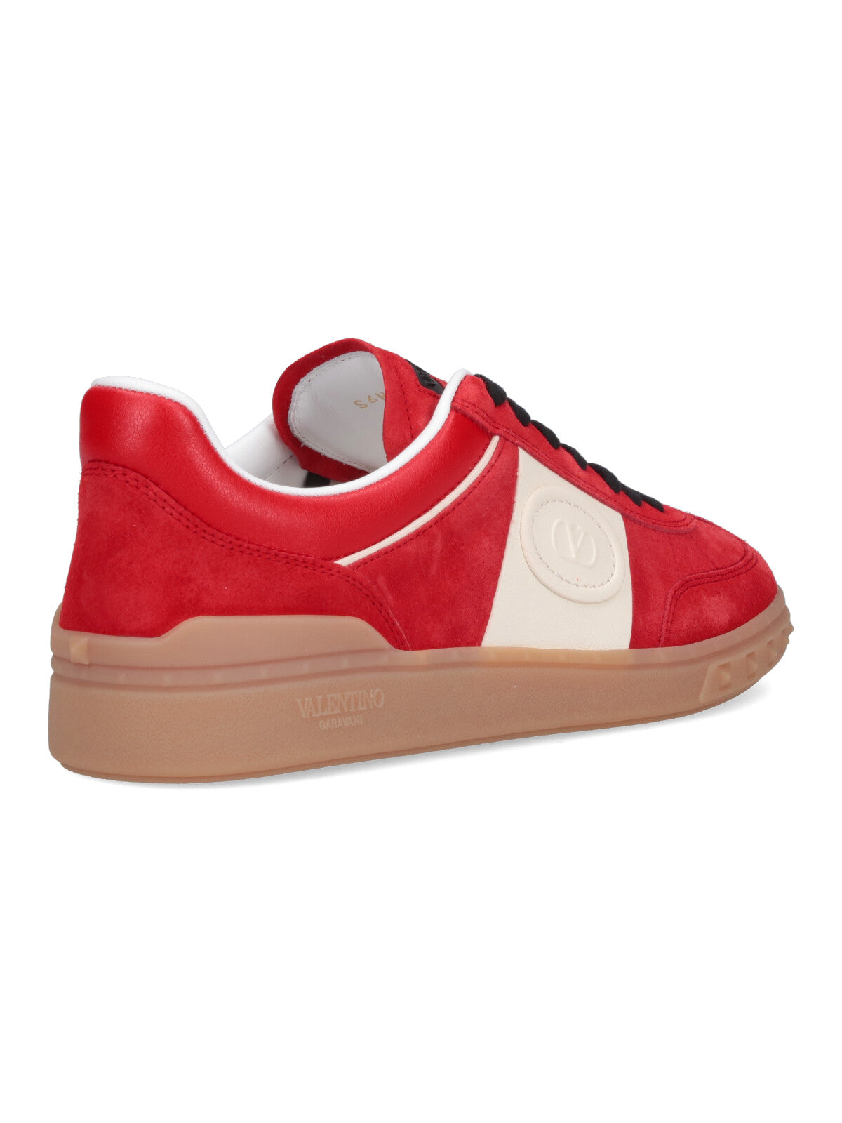 Valentino Garavani Sneakers Red Upper: Split Calf Leather