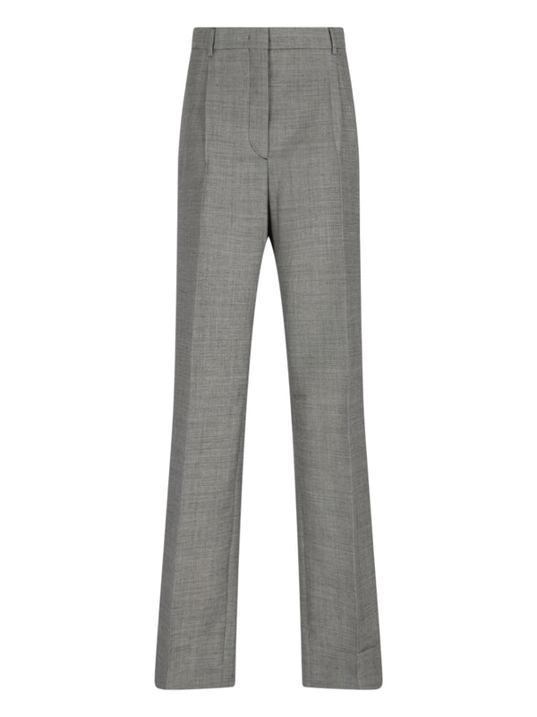 Prada 100% wool trousers in gray