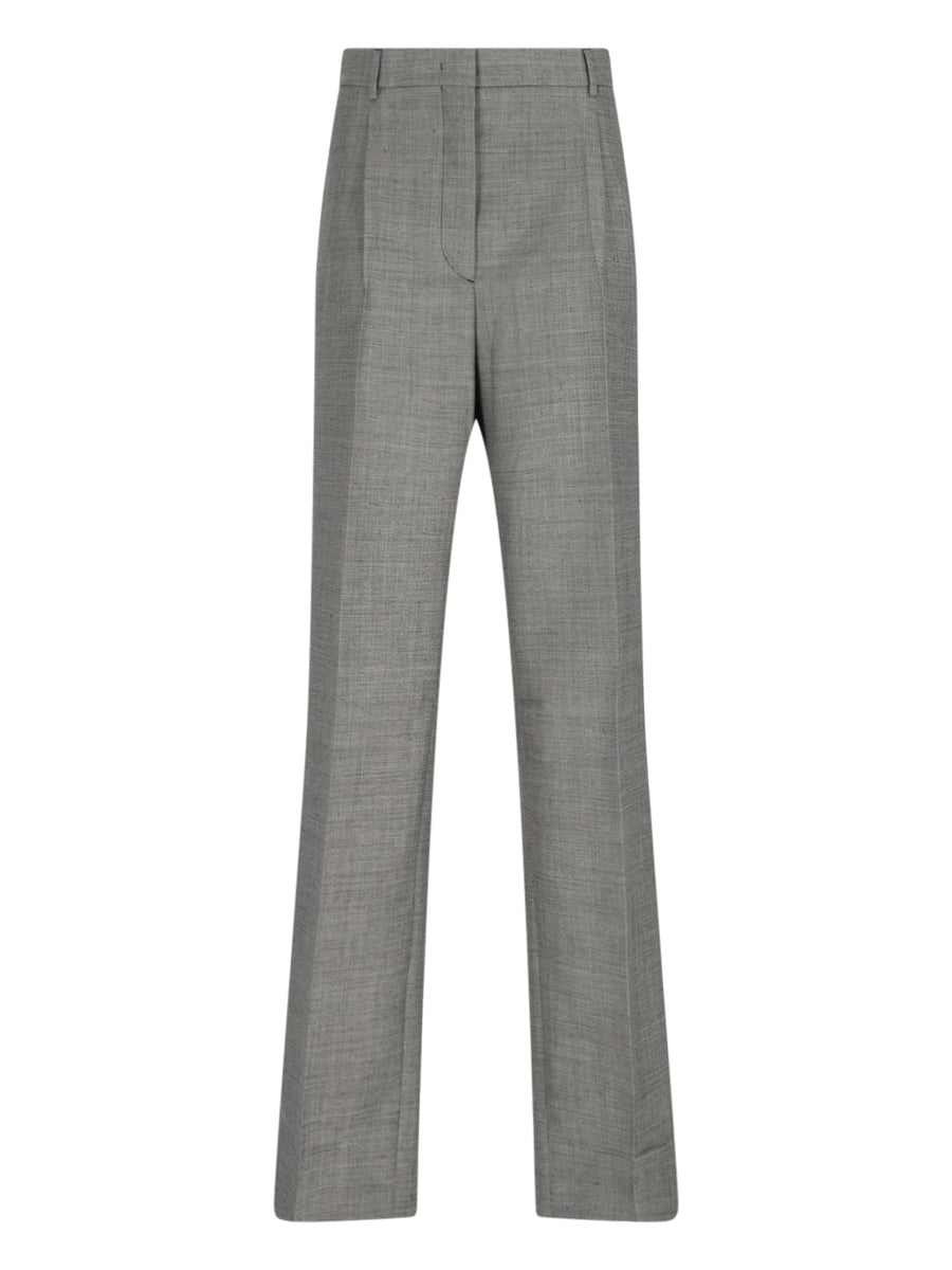 Prada 100% wool trousers in gray