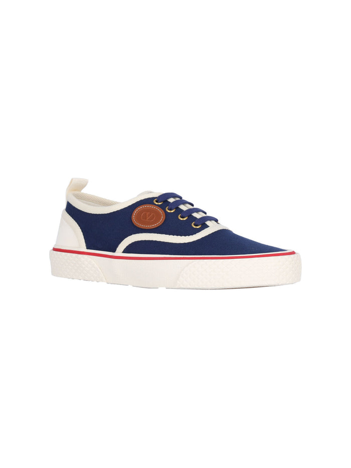 Valentino Garavani Sneakers Blue Upper: Cotton