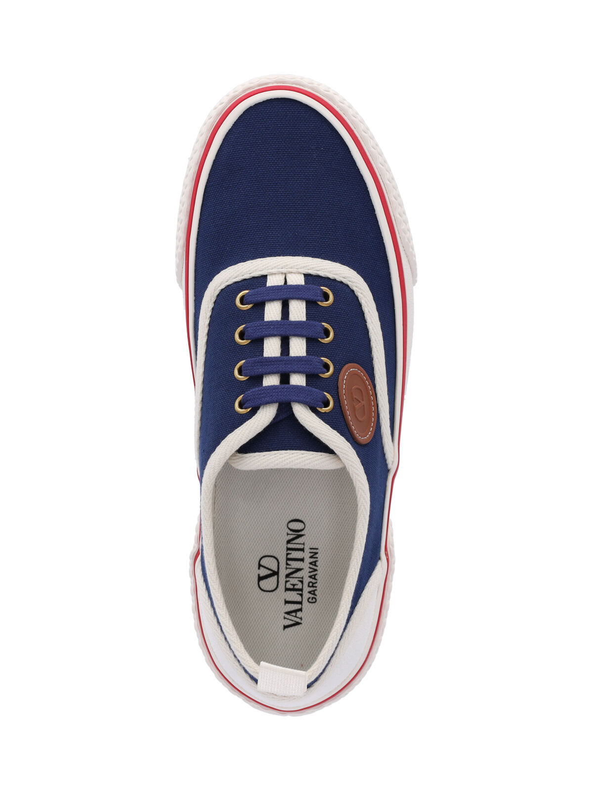 Valentino Garavani Sneakers Blue Upper: Cotton