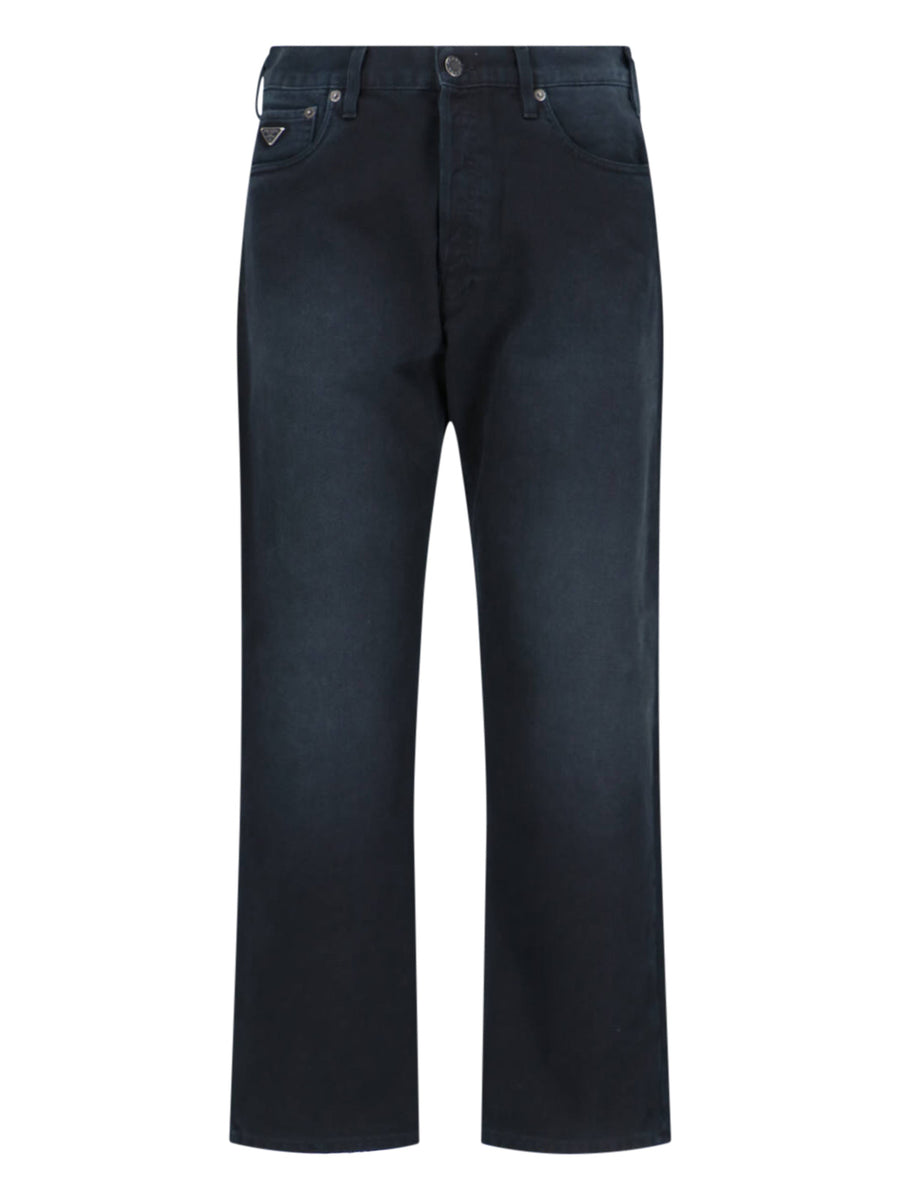 Prada 100% Cotton jeans in navy
