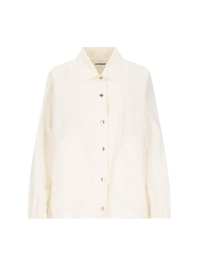Jil Sander Jackets White Cotton