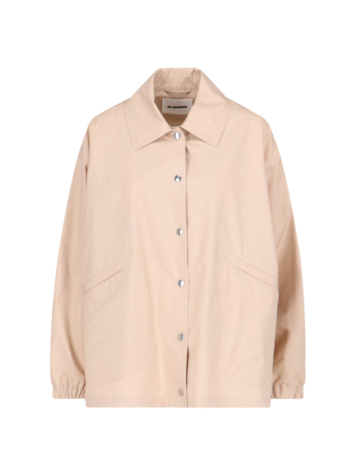Jil Sander Jackets Beige Cotton