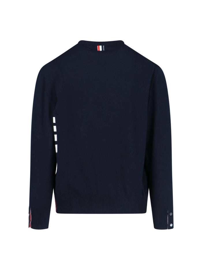 Thom Browne Sweaters Blue Cotton