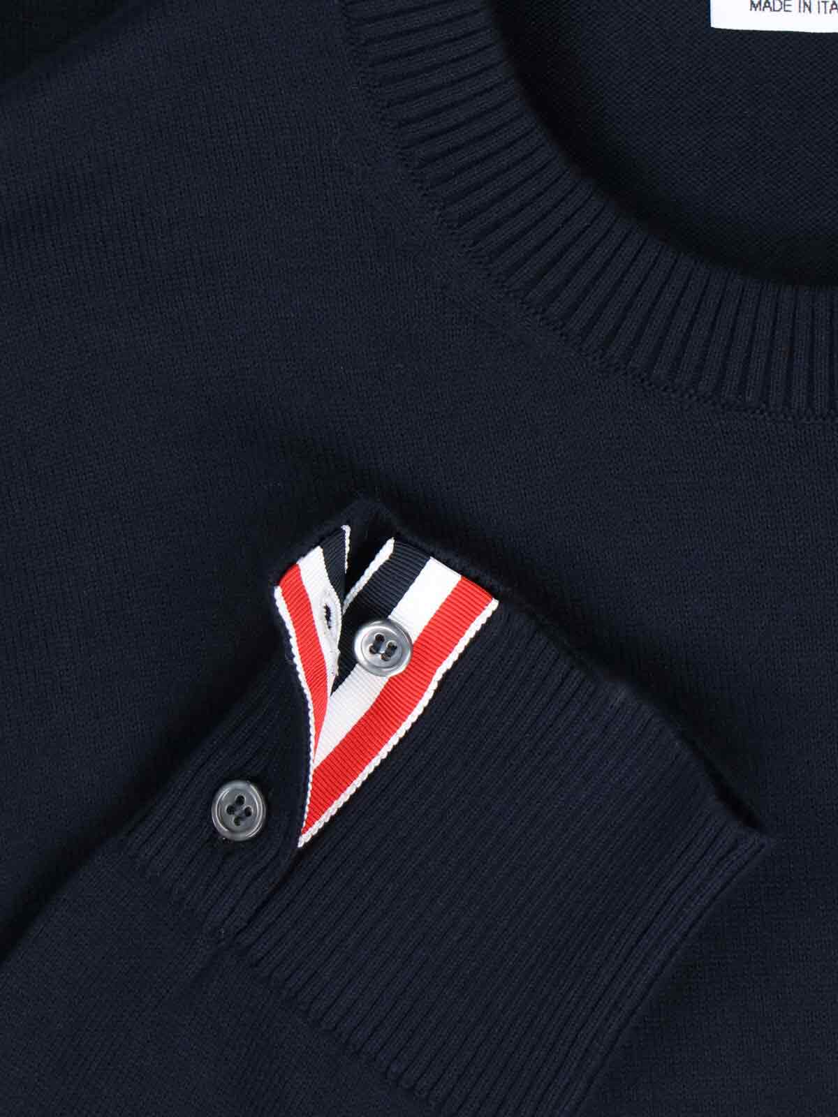 Thom Browne Sweaters Blue Cotton