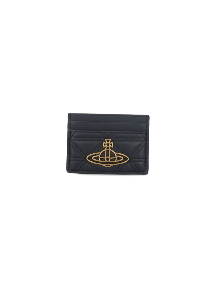 Vivienne Westwood Wallets Black Lamb Leather