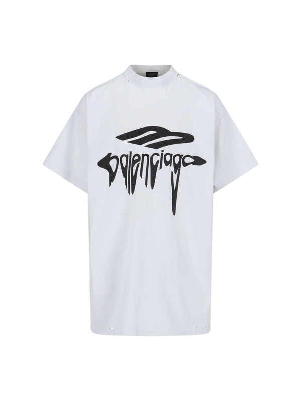 Balenciaga Trvs 100% Cotton t-shirt in white