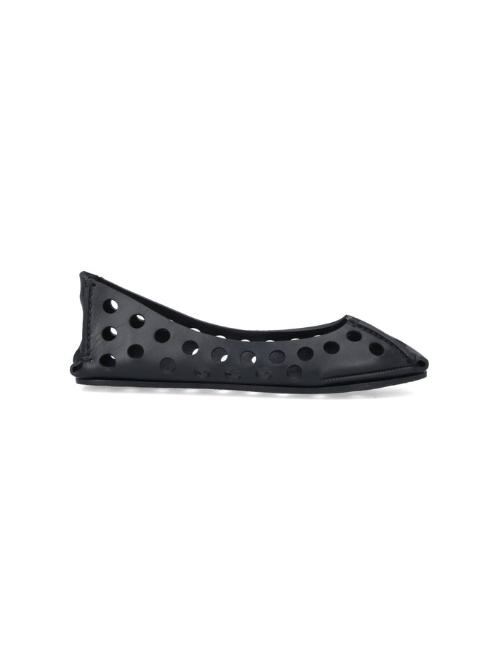 Alaia Flat shoes Black Calf Leather