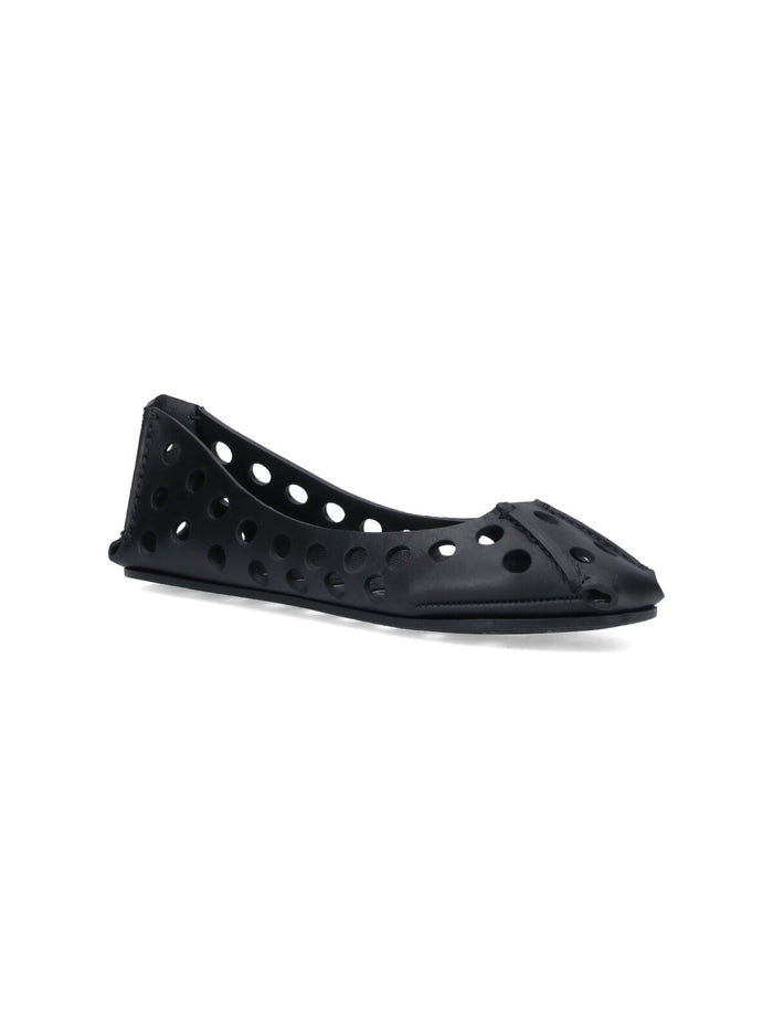 Alaia Flat shoes Black Calf Leather