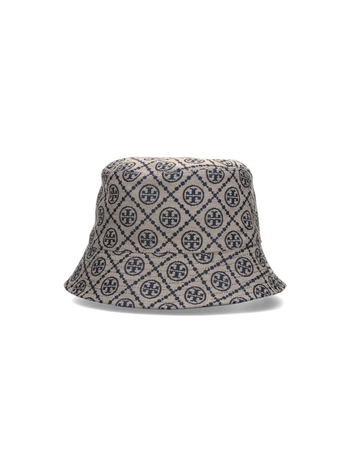 Tory Burch Hats Beige Shell: Cotton