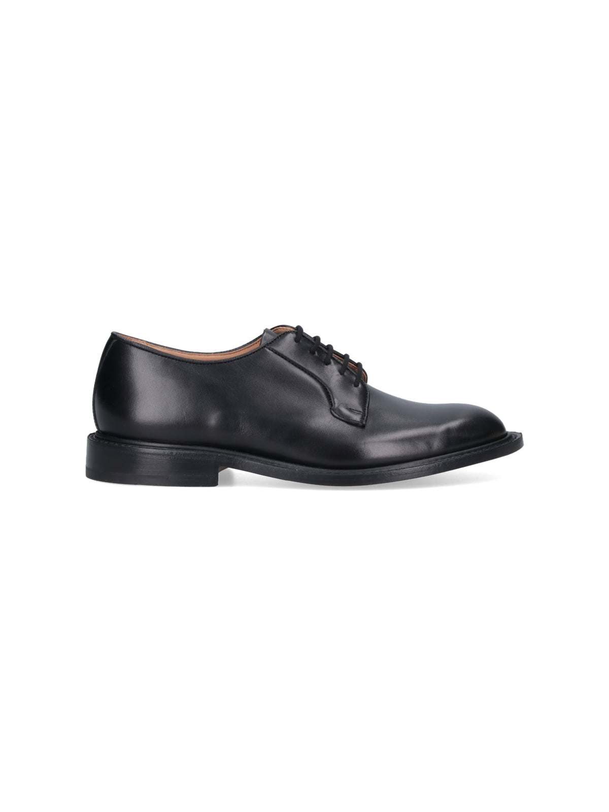 Trickers Flat Shoes Black Leather