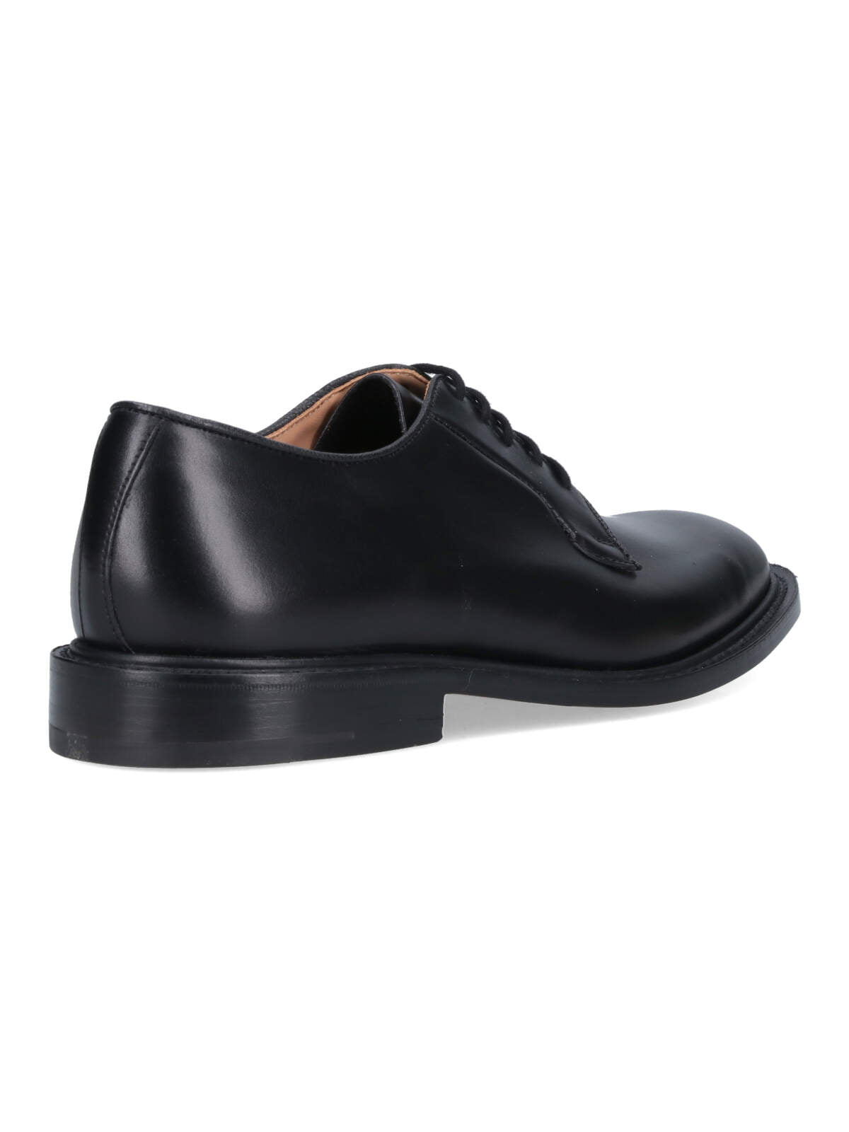 Trickers Flat Shoes Black Leather