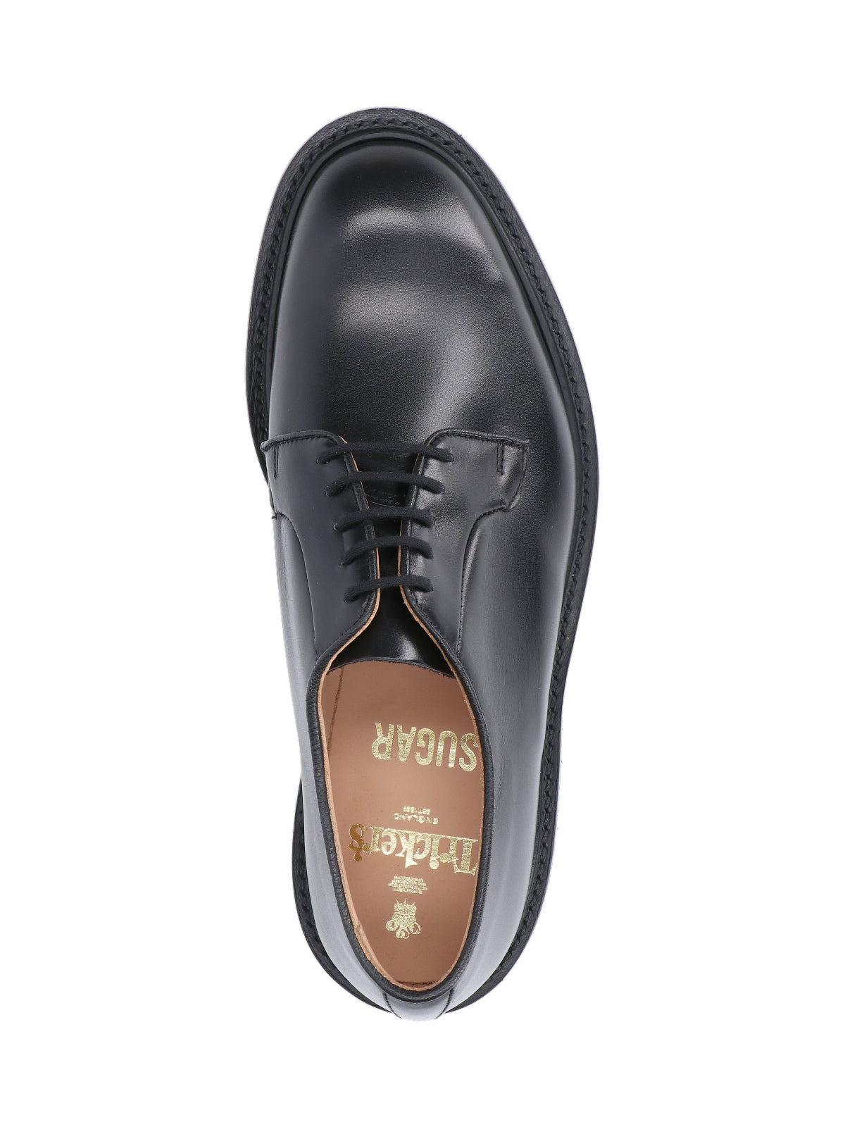 Trickers Flat Shoes Black Leather