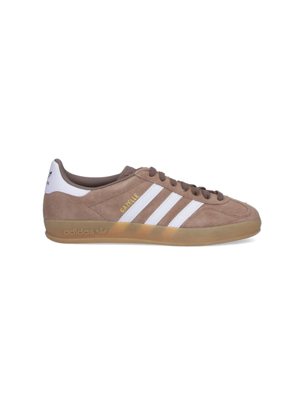 Adidas 100% leather sneaker in brown