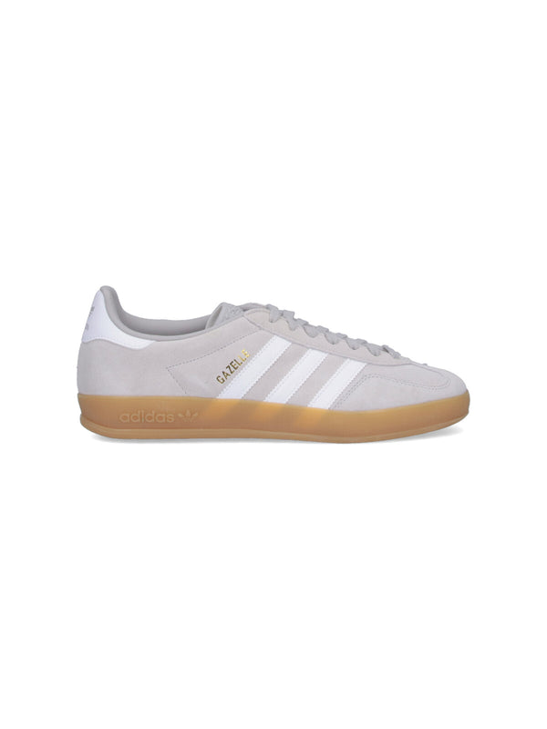 Adidas 100% leather sneaker in gray