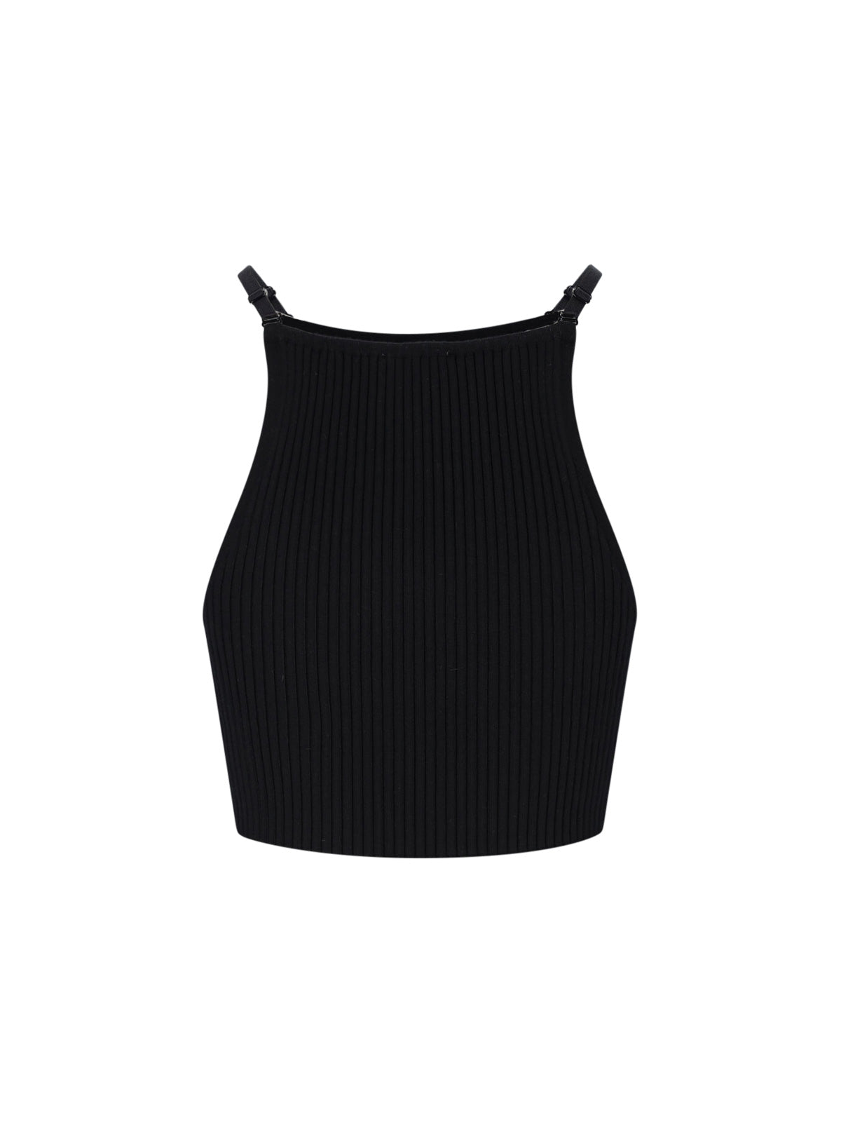Courrèges Top Black Viscose