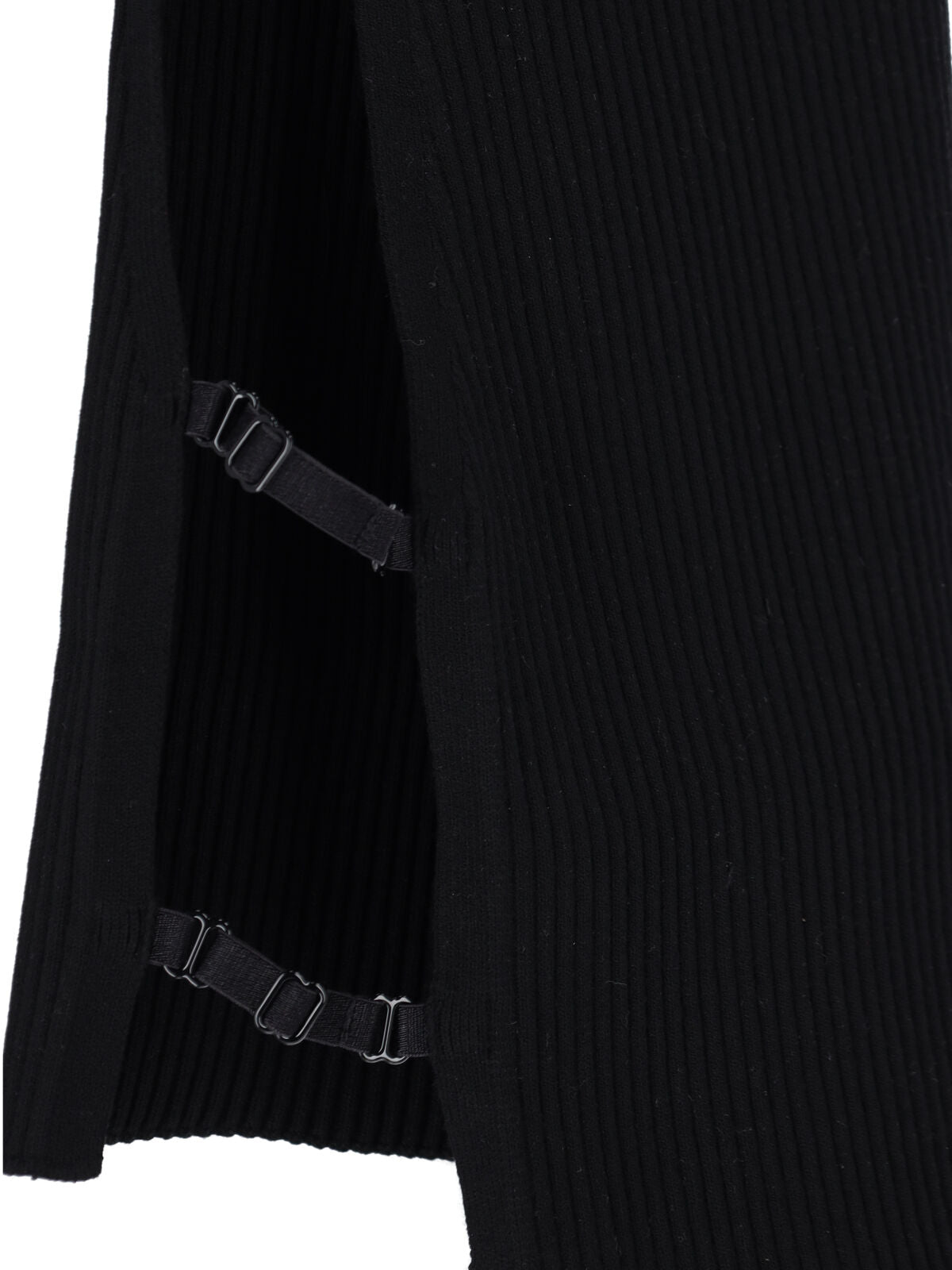 Courrèges Top Black Viscose