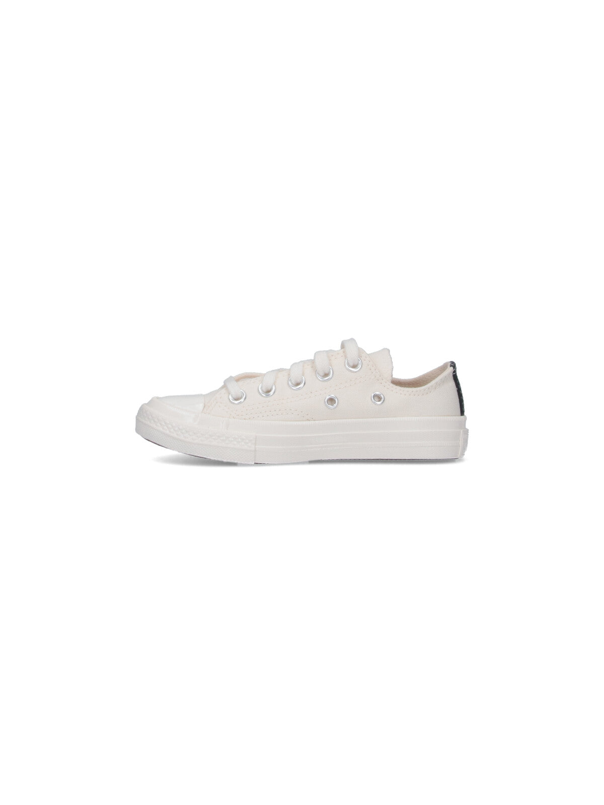 Comme Des Garcons Play Sneakers Beige Cotton