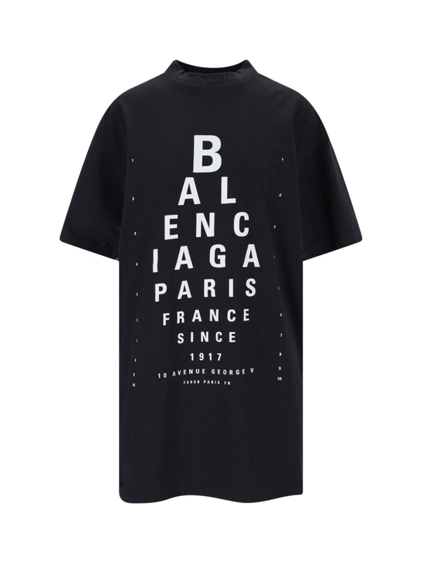 Balenciaga Trvu 100% Cotton t-shirt in black