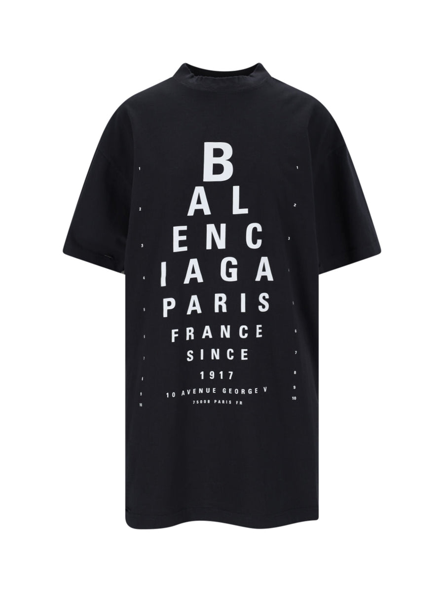 Balenciaga Trvu 100% Cotton t-shirt in black