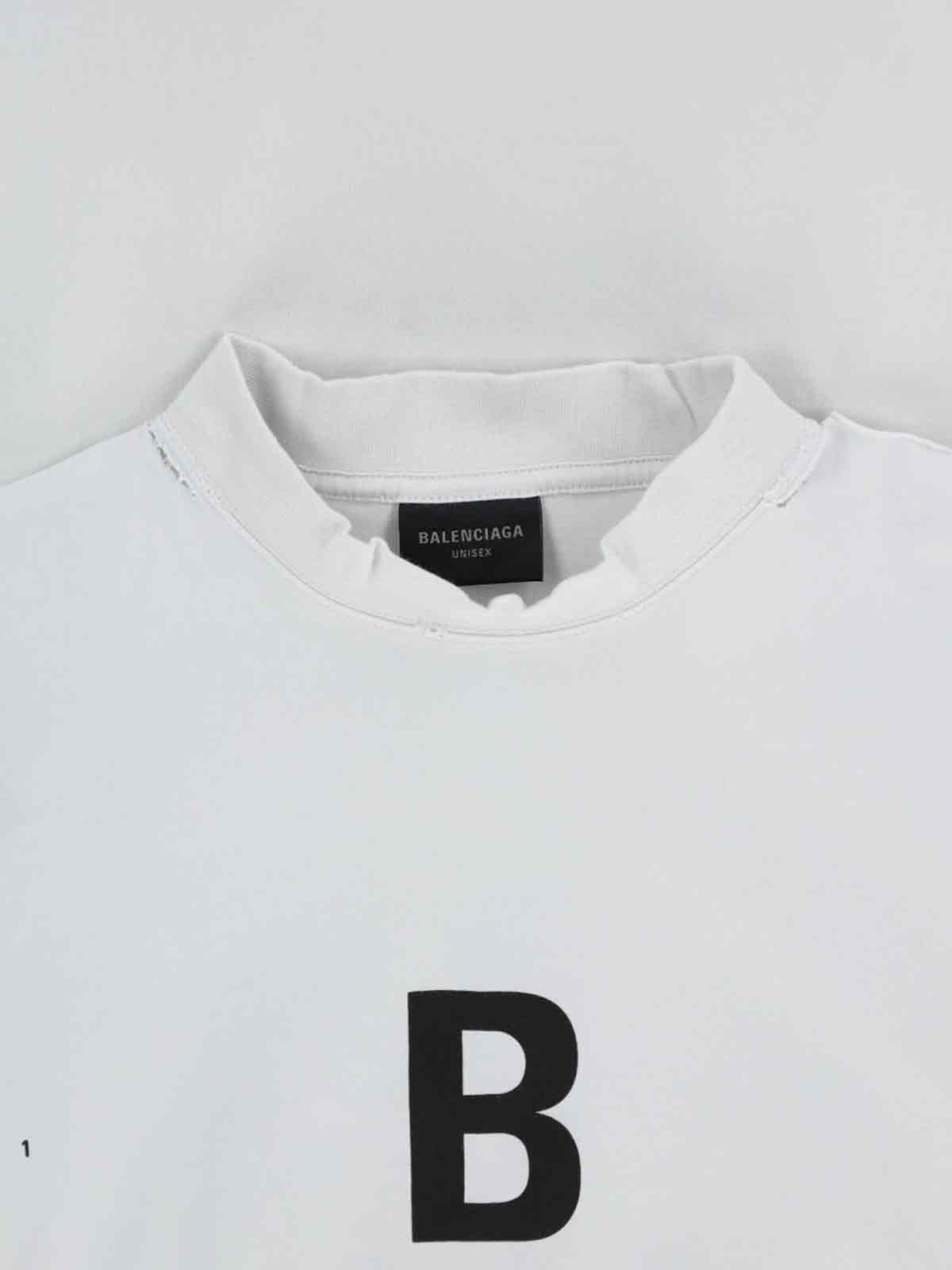 Balenciaga T-shirts and Polos White Cotton