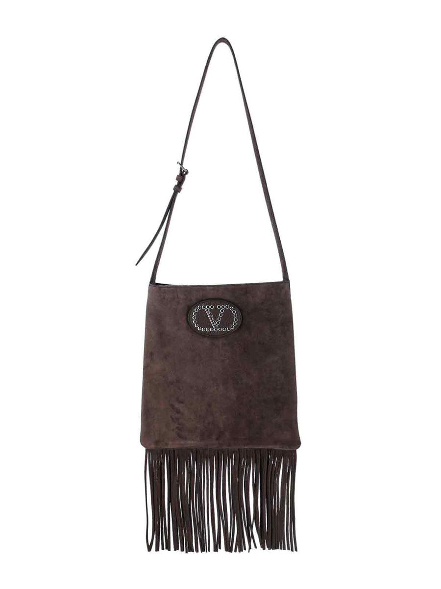 Valentino Garavani 100% Cowhide shoulder bag in brown