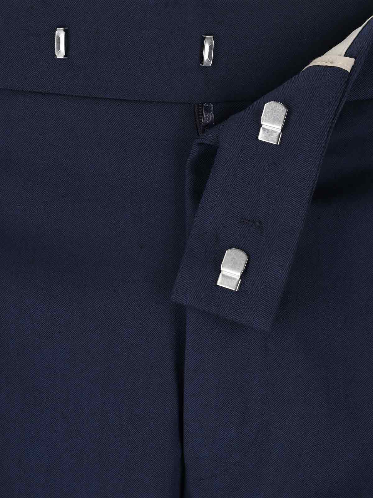 PT Torino Trousers Blue Cotton