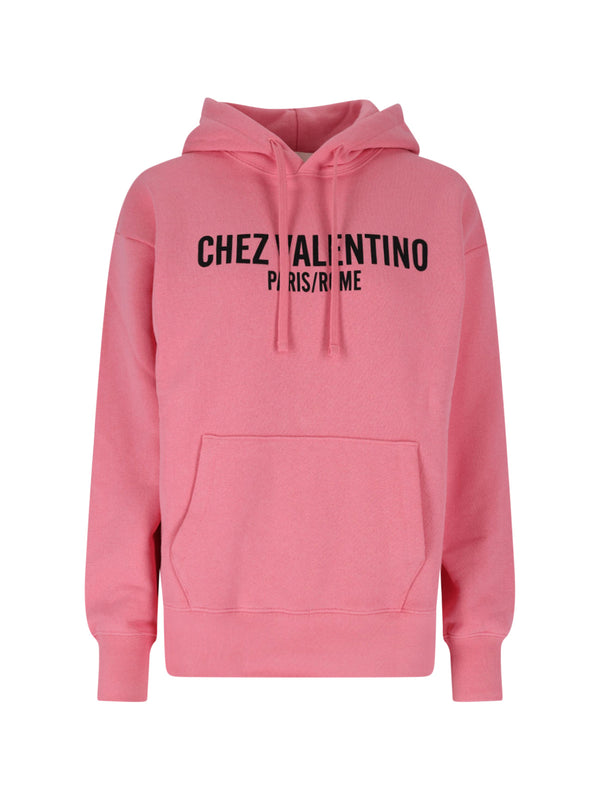 Valentino 100% Cotton hoodie in pink