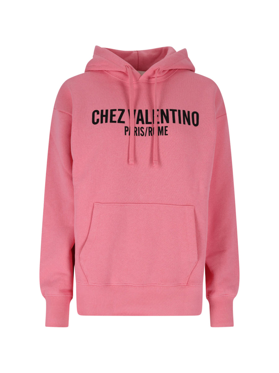 Valentino 100% Cotton hoodie in pink