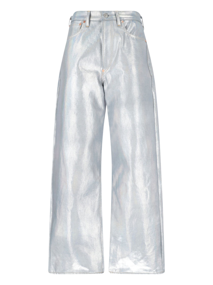Junya Watanabe Jeans Silver Cotton