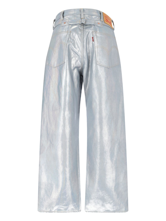 Junya Watanabe Jeans Silver Cotton