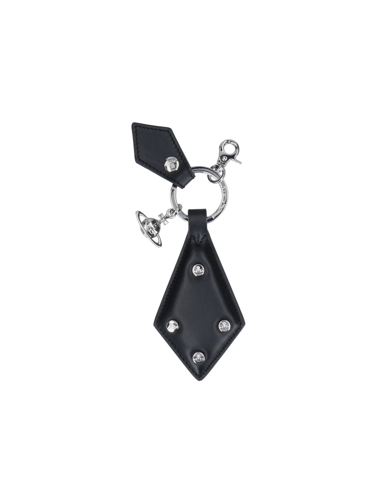 Vivienne Westwood Keychains Black Calf Leather