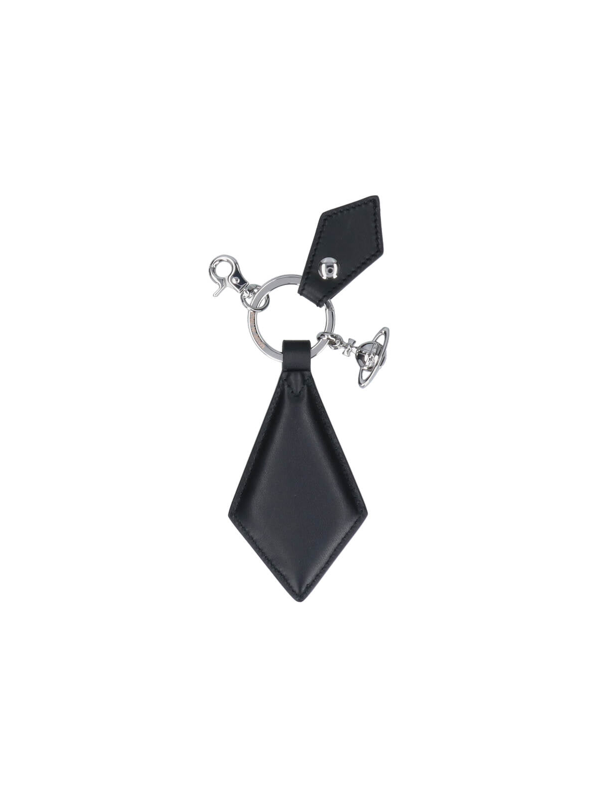 Vivienne Westwood Keychains Black Calf Leather