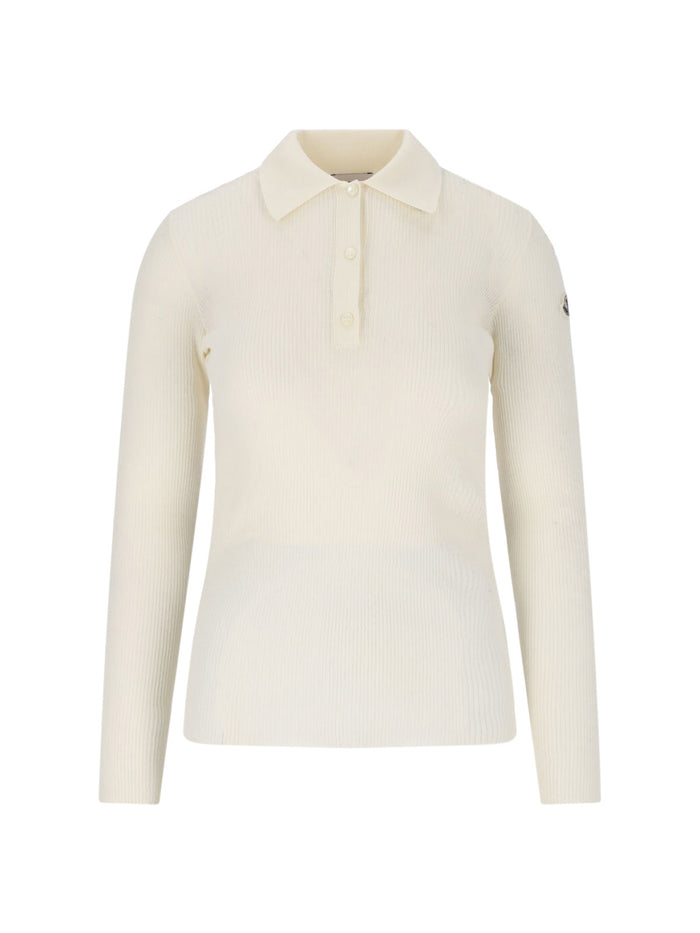 Moncler Top White Cotton