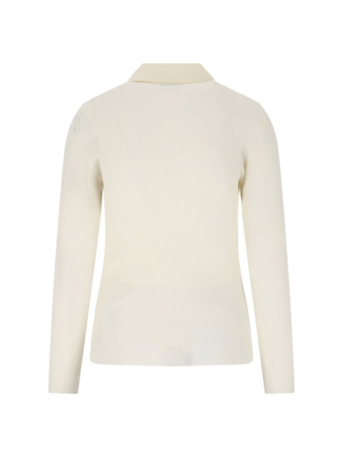 Moncler Top White Cotton