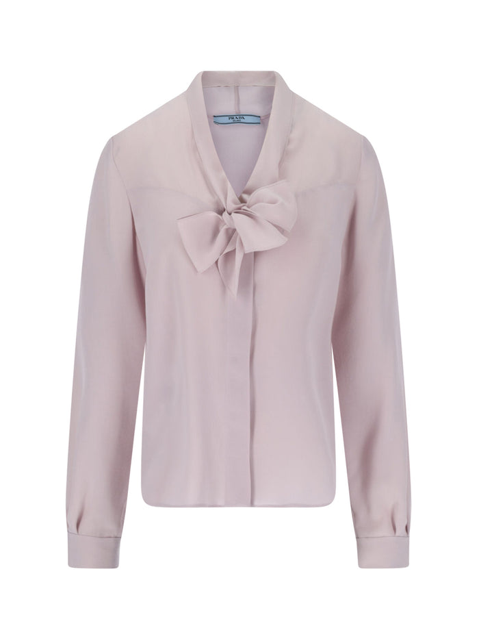 Prada Shirts Violet Silk